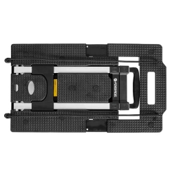 Тележка платформенная складная с телескопической ручкой+2крюка на эластичных ремнях L-1.6м(330х500/590мм,ручка 430-870мм,max нагр.170кг,7 колес) Forsage F-VT270