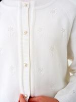 Кардиган для девочки AT1383 белый