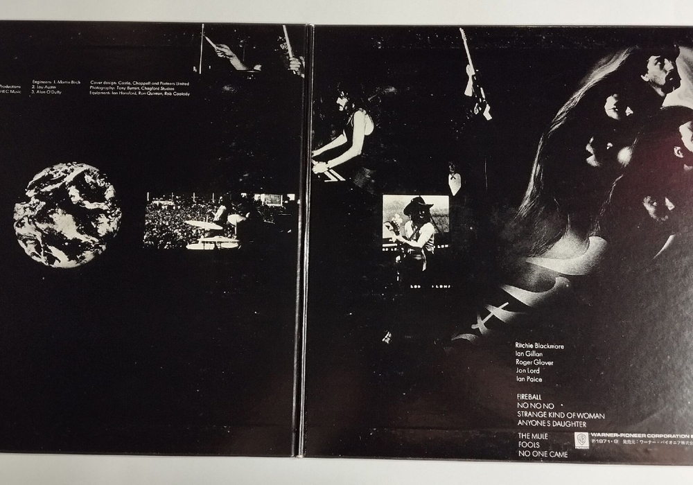 Винтажная виниловая пластинка LP Deep Purple Fireball (Japan 1979) (No Obi) Anyone's Daughter P-6506W