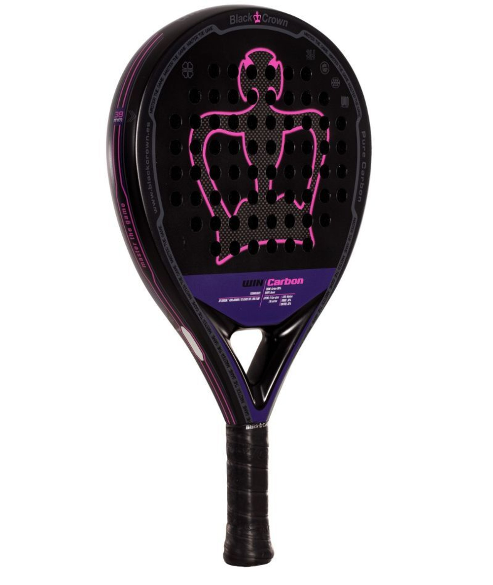 Ракетка для падел тенниса Black Crown Win Carbon