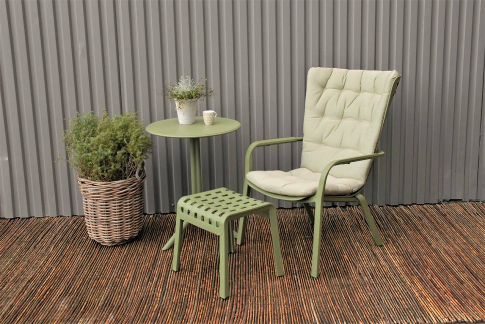 Комплект пластиковой мебели Nardi Folio Poggio, агава, бежевый