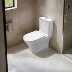 Унитаз-моноблок Azario Vally 690х360х760 напольный, слив "Торнадо", в комплекте с быстросъемным и сиденьем микролифт (AZ-80687)