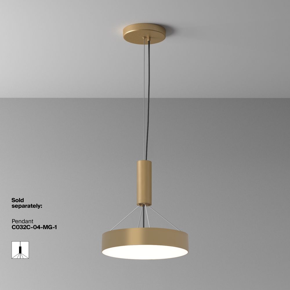 Светильник потолочный светодиодный Maytoni Zon C032CL-36W4K-RD-MG