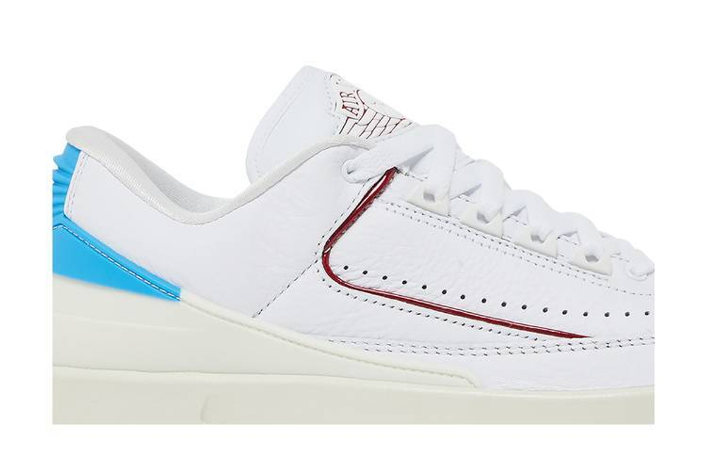Кроссовки Jordan Air Jordan 2 Low "Gym Red And Dark Powder Blue" (Женская размерная сетка)