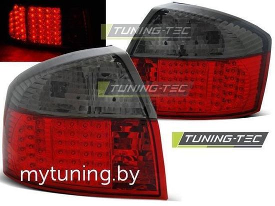 Задние фонари red smoke led для Audi A4 B6