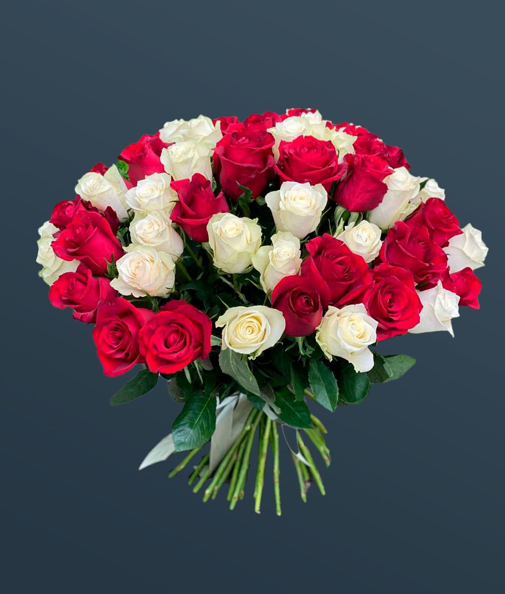 Розы 51 шт