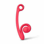 Вибратор для двойной стимуляции SVibe Snail CURVE розовый