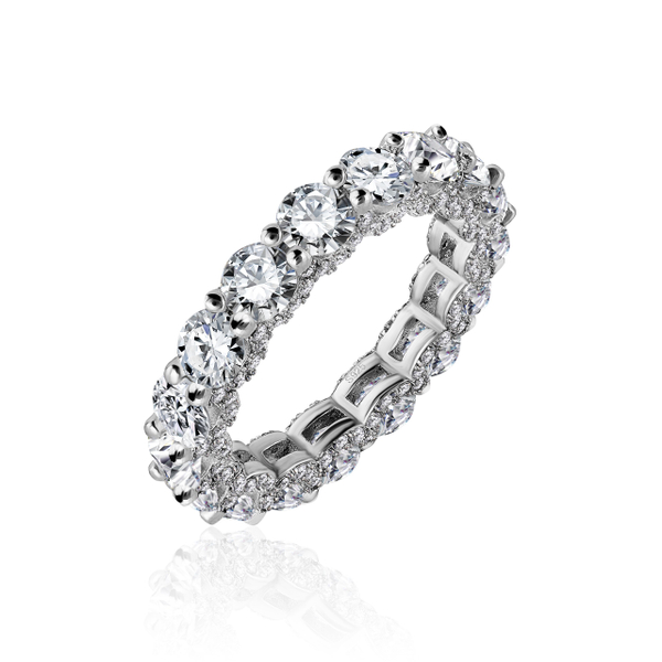 Кольцо дорожка с огранкой.