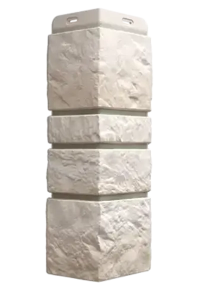 Угол наружный для фасадных панелей Burg, Белый