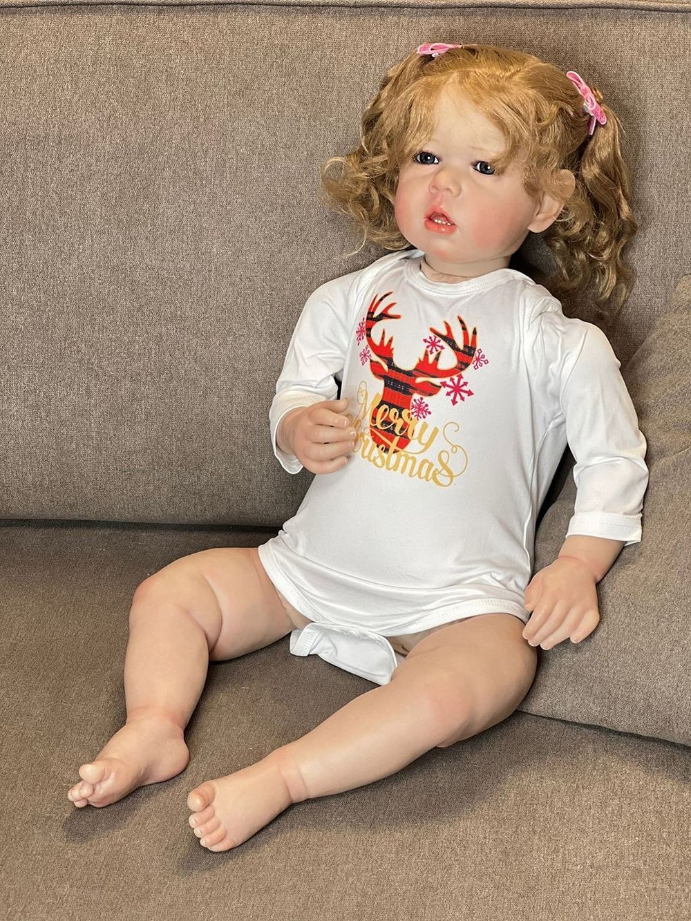 Кукла Реборн мягконабивная 75см в пакете (FA-348A)