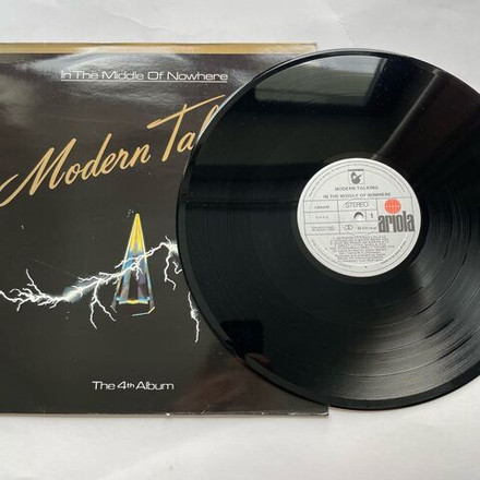 Винтажная виниловая пластинка LP Modern Talking In The Middle Of Nowhere, The 4th Album (Испания 1986) Geronimo's Cadillac