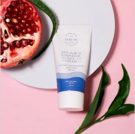 Крем для чувствительной лица от купероза, ТМ MORE SPA