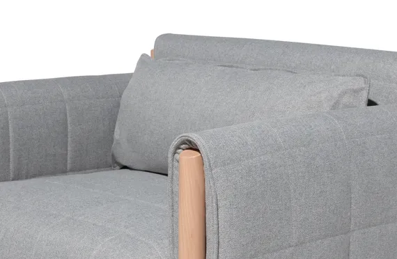 Кресло Hild серое