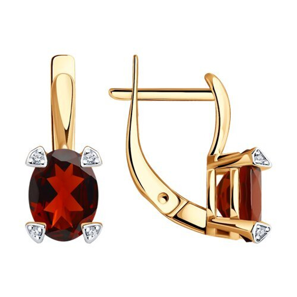 Серьги из золота 585 пробы