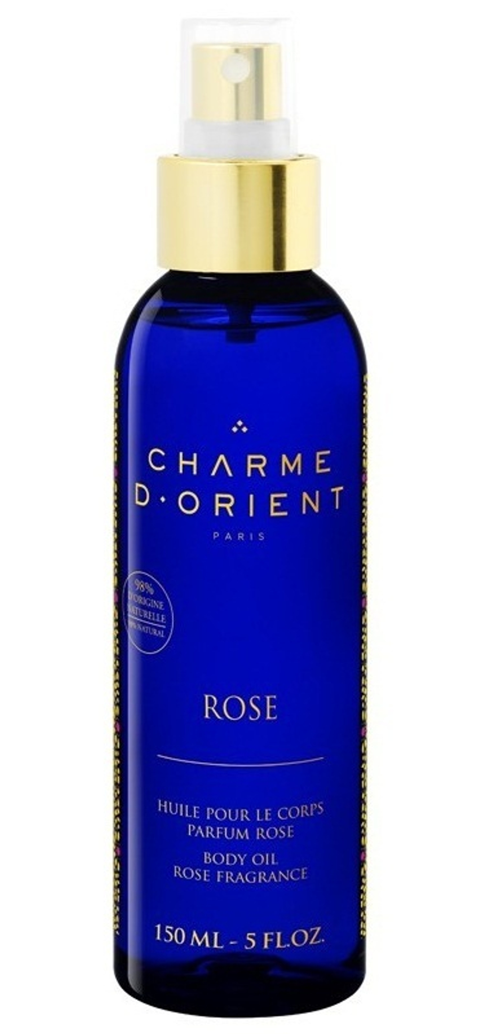 CHARME D'ORIENT Масло с ароматом розы Massage Oil Rose Fragrance (Шарм ди Ориент) 150 мл