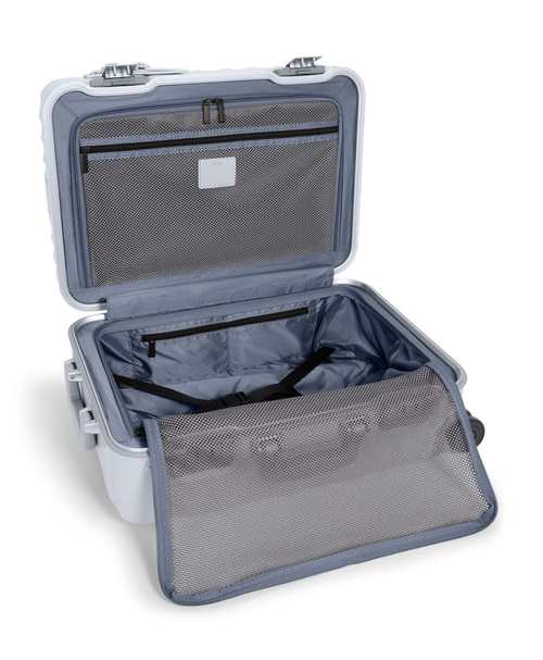 Чемодан ручная кладь/Pearl grey text