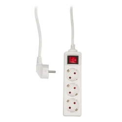 Удлинитель сетевой ФАZA с заземлением 3 гнезда, 5 метров FES-03-500