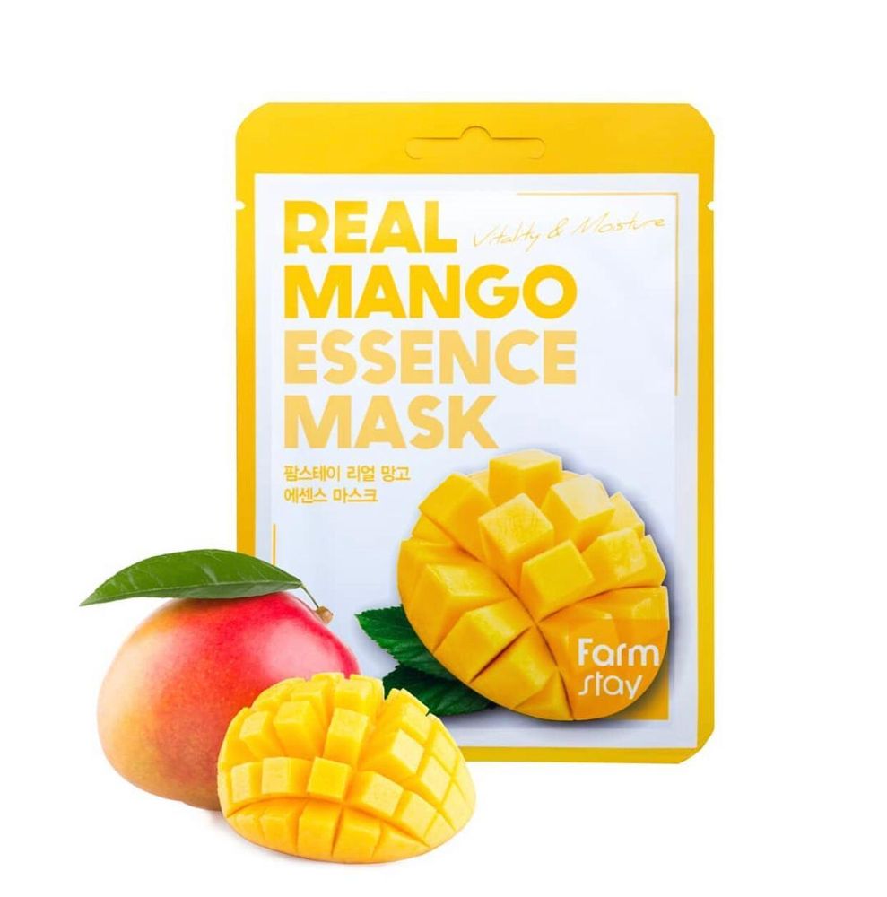 Farm Stay. Тканевая маска для лица с экстрактом манго Real Mango Essence Mask