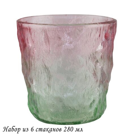 Lenardi 200-016 Набор из 6 стаканов 280мл в под.уп.(х8)Стекло