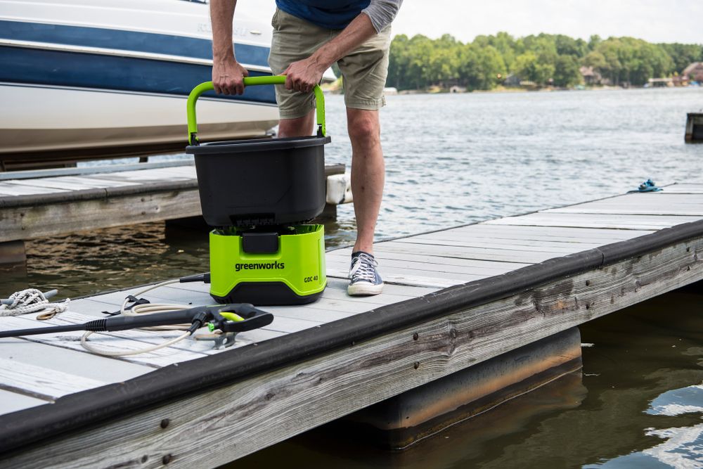 Аккумуляторная мойка высокого давления Greenworks GDC40, 5104507,40v, 70 бар, без АКБ и ЗУ