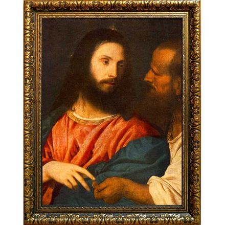 Динарий кесаря. Картина Тициана.