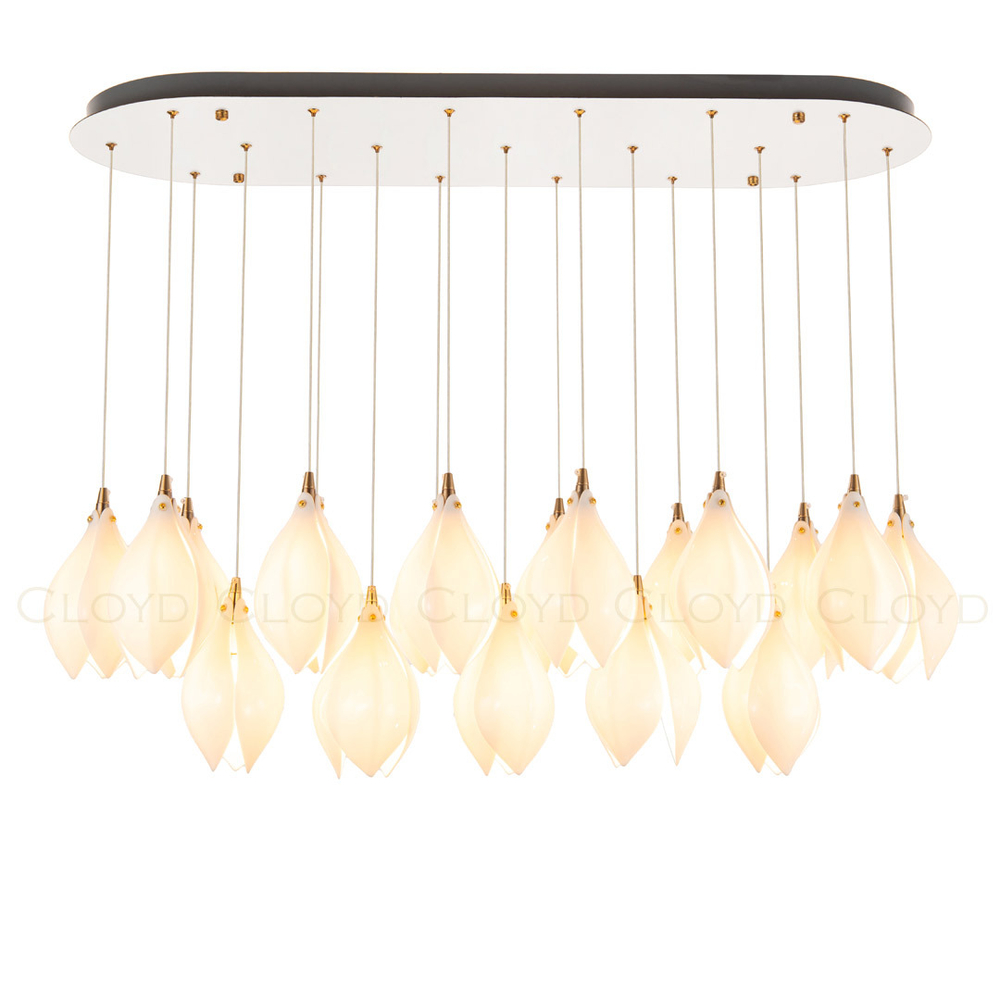 Люстра Cloyd MANGRA C19 / шир. 100 см - керамика - белый (арт.10365)