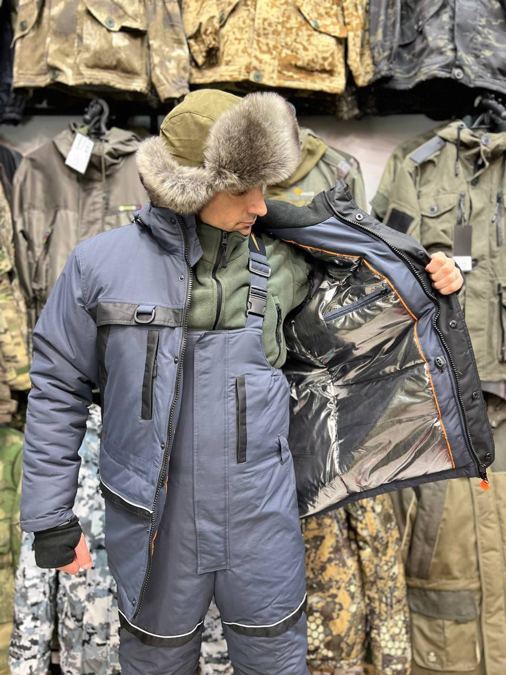 Зимний костюм "Рыболов-2" -45 Таслан Тайгер