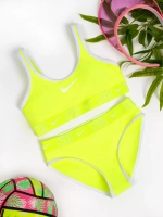 купальник раздельный спортивный с топом для бассейна