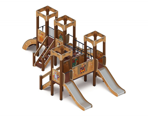 Детский игровой комплекс Королевство (Картонное) ДИК 1.15.04-12 H=900