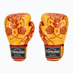 Боксёрские перчатки Top King Boxing Dragon yellow