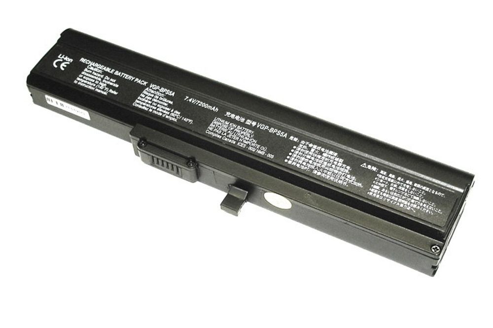 Аккумулятор (VGP-BPL5) для ноутбука SONY VAIO VGN-TX, VGN-TXN Series (OEM)