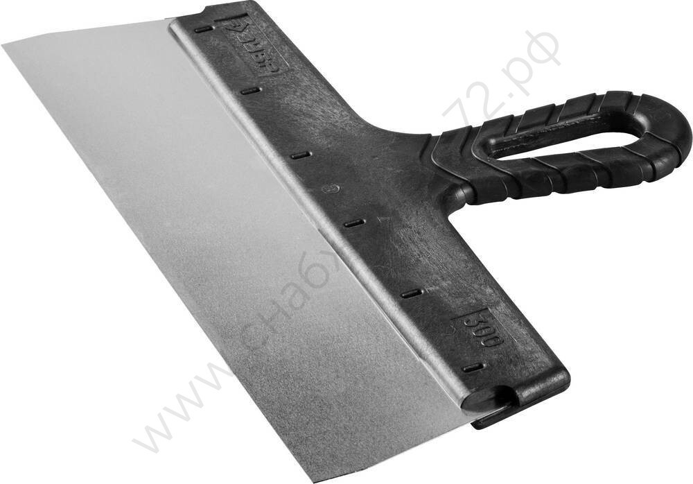 ЗУБР 300 мм, пластиковая ручка, нержавеющий, Фасадный шпатель, МАСТЕР (10077-30)