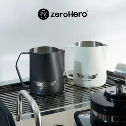 Питчер молочник 600 мл LATTE COLOR ART белый матовый d 9,2/7,9 см h11,2 см нерж. ZeroHero