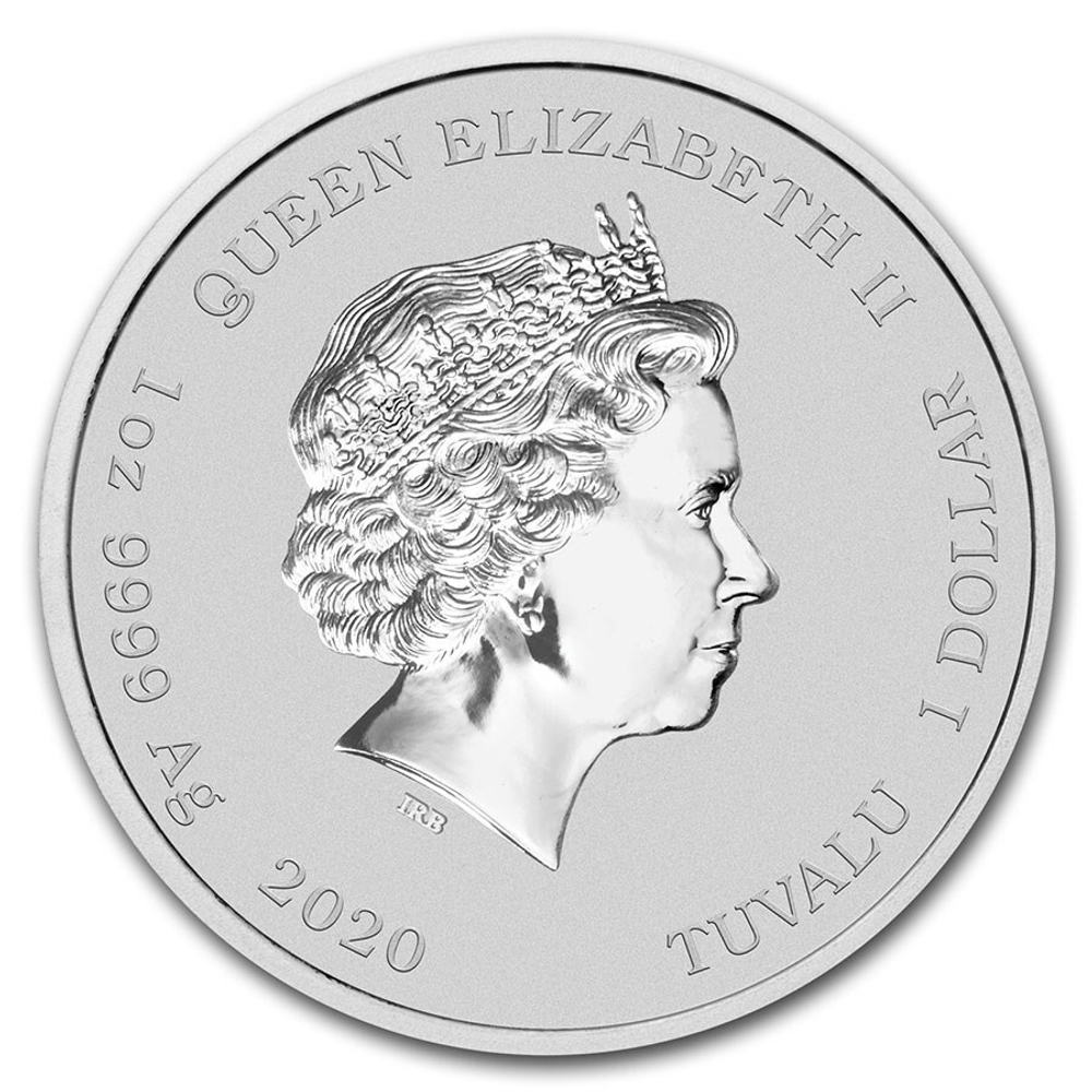 1 доллар. Джеймс Бонд 007 James Bond 007. Тувалу. 2020 год. BrUNC