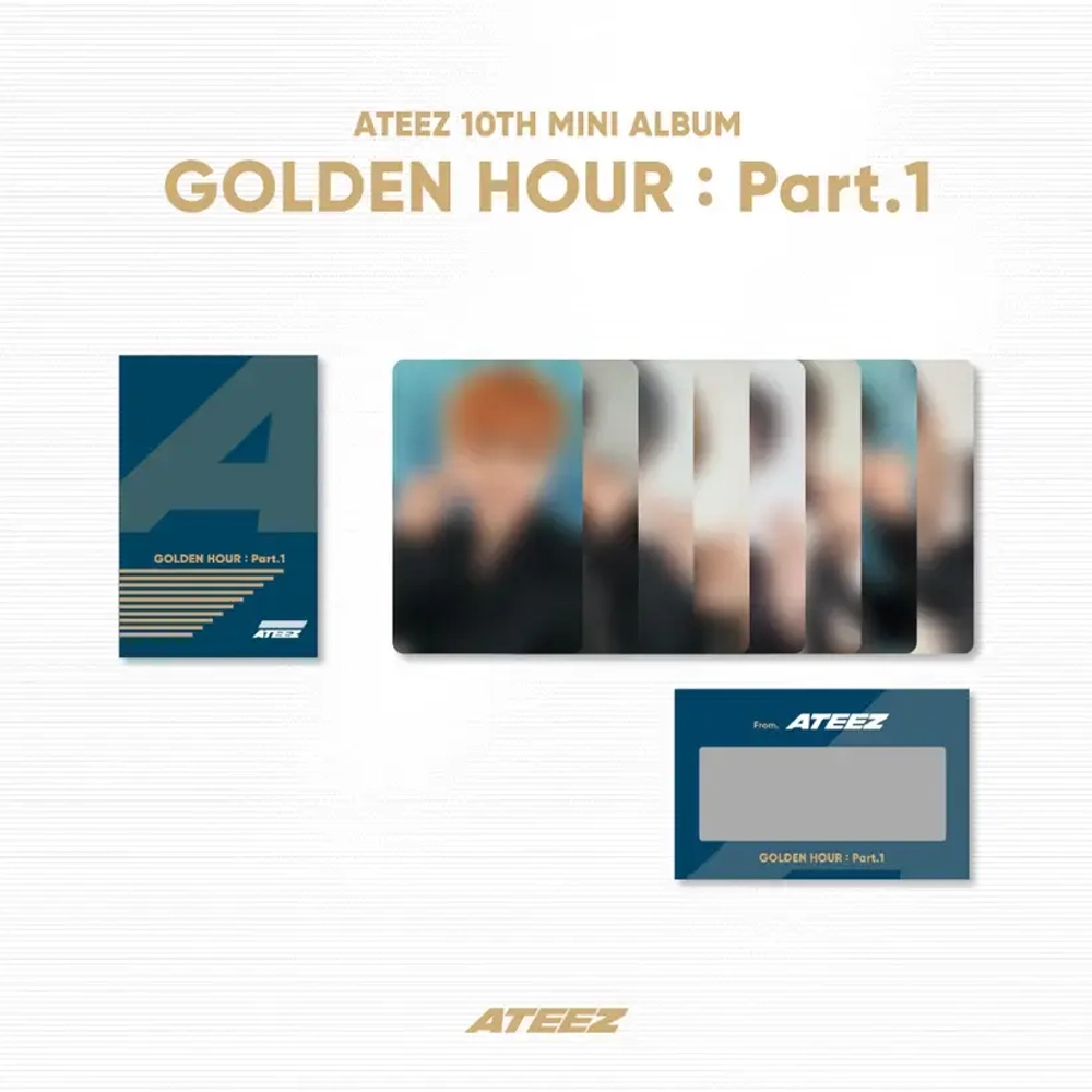 Фотокарты ATEEZ GOLDEN HOUR: Part.1 OFFICIAL MD PHOTOCARD A SET