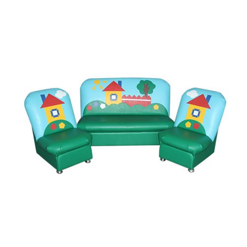 Комплект мягкой игровой мебели «Аппликация» Домики