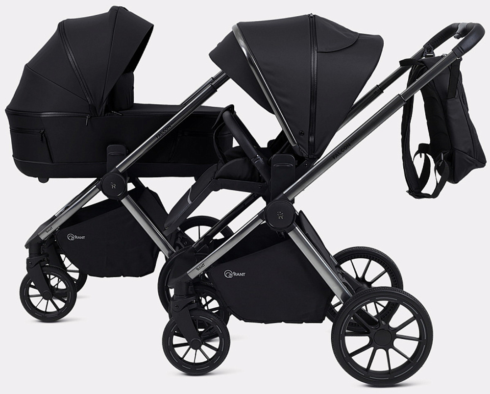 Детская коляска Rant Falcon Therm 3 в 1 Black