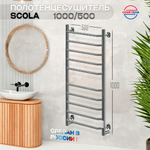 Полотенцесушитель электрический с/т Comfysan Scola EC-10 100/50, хром