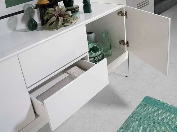 Сервант белый CP1410-E /3063