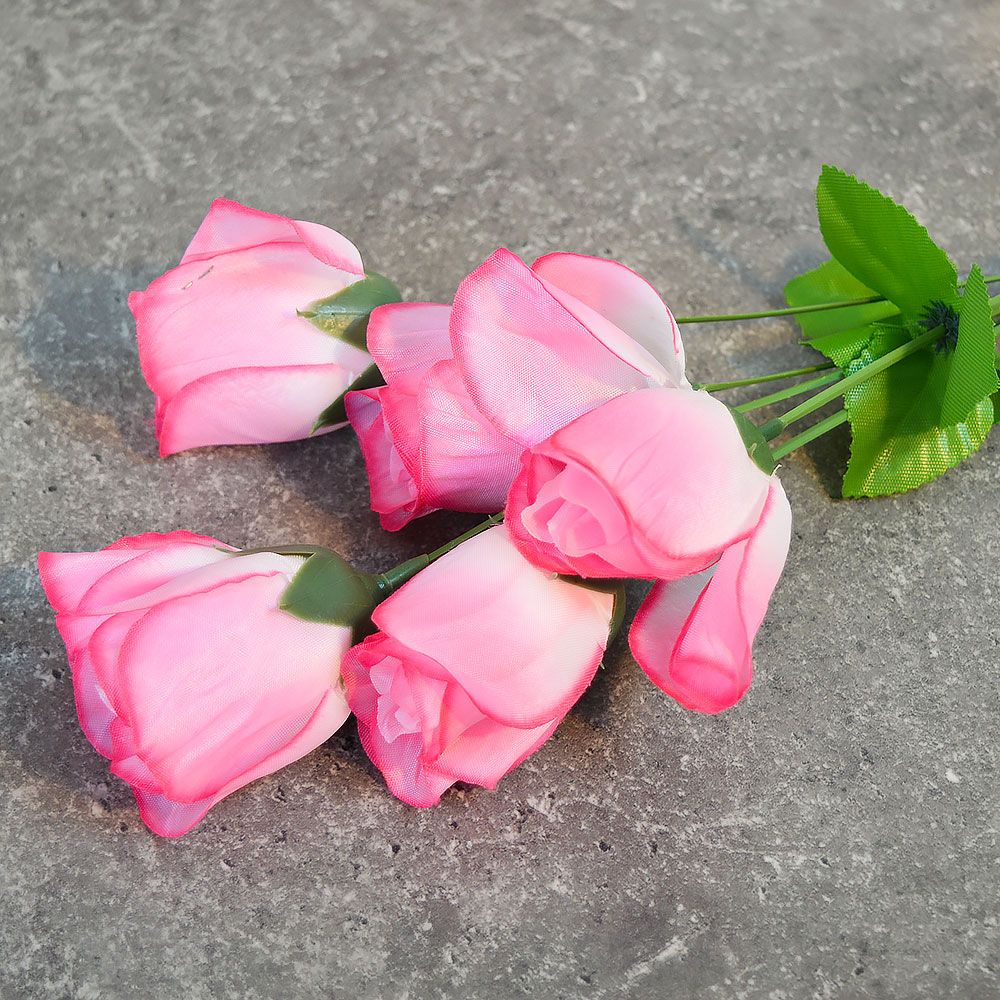 Цветы искусственные "Розы" 30-35см, в ассортименте, 535-160