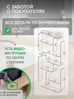 Стеллаж перегородка для зонирования