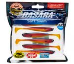 Виброхвост LUCKY JOHN Basara Soft Swim 3D, 3.5in (89 мм), цвет PG06, 6 шт/уп