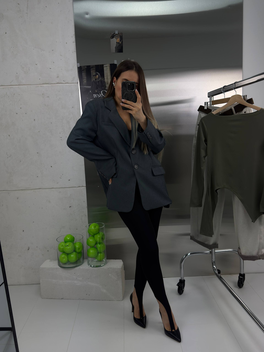 Блейзер женский арт. 1106 цвет "серый"