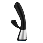 Черный интерактивный вибратор-кролик Kiiroo OhMiBod Fuse Vibrator Rabbit Black