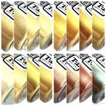 Набор перламутровых пигментов - Золото - Бронза - Медь - 14 штук в ассортименте