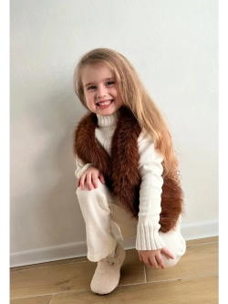 Жилет из искусственного меха