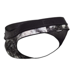 Мужские трусы-стринги с блестящим серебристым напылением Doreanse Nebula (Размер: XL) (Цвет: черный)