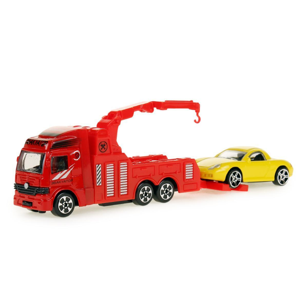 Модель ин. мет. "Эвакуатор" 11,5см, подв. дет. в ассорт. коробка 1615077-R (Технопарк)