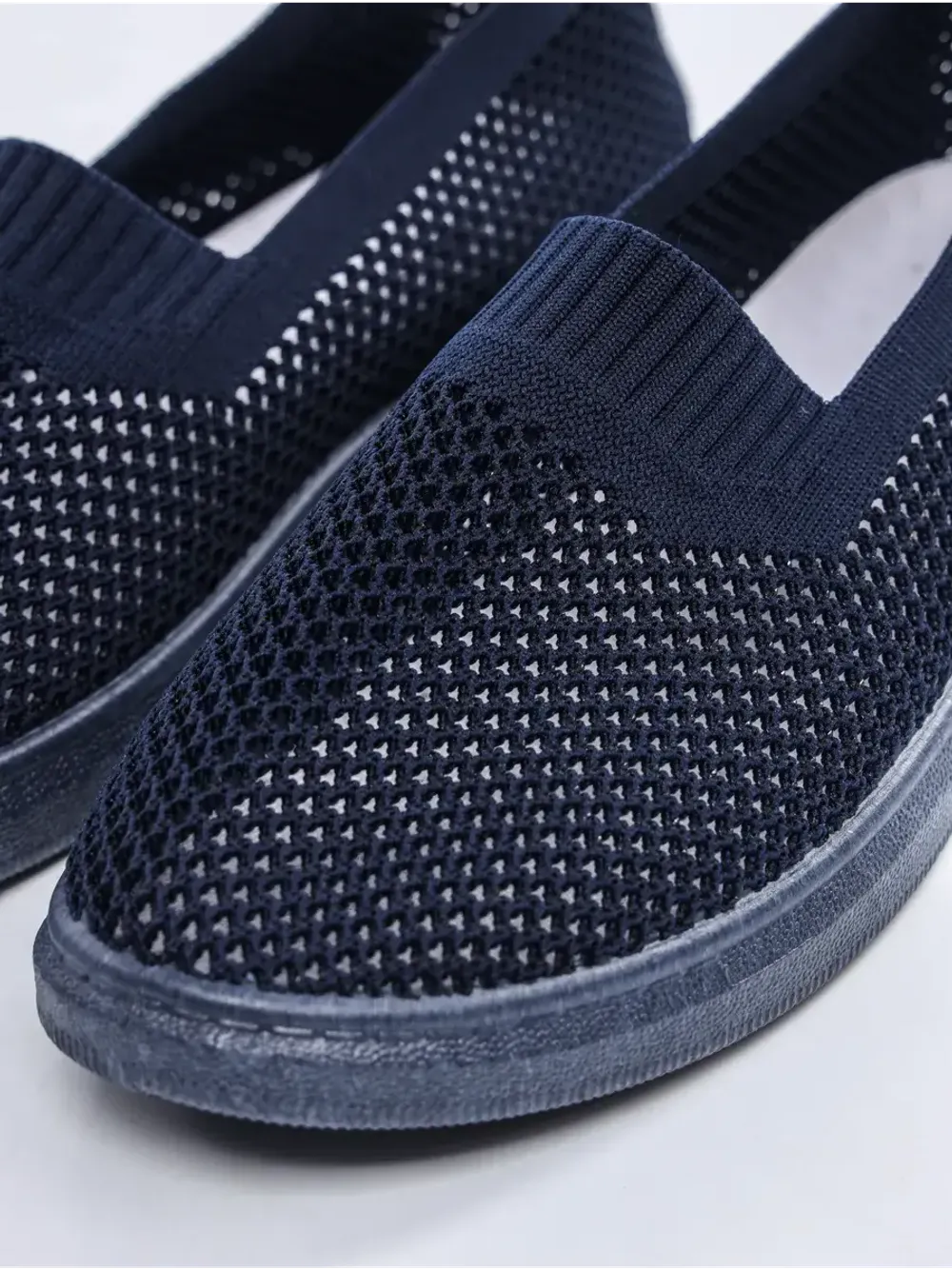 Мокасины летние текстильные