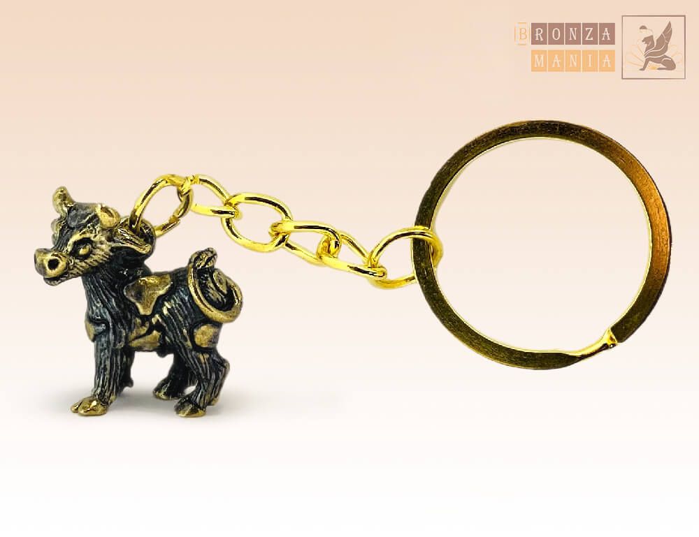 брелок Бычок Борька